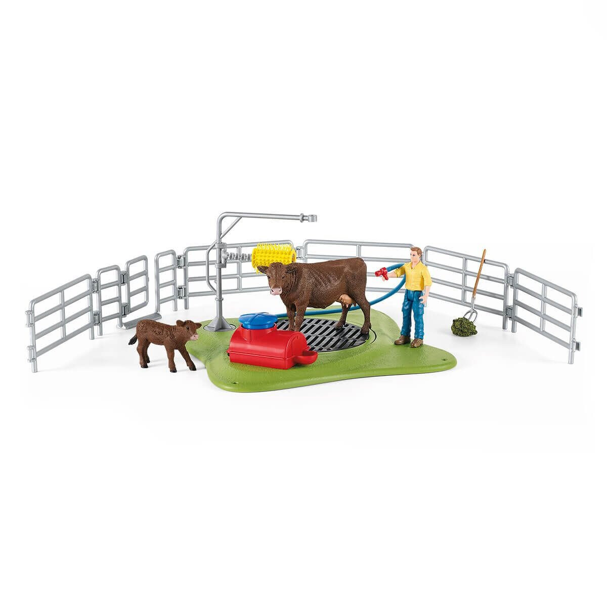 Schleich Farm Life Kuh Waschstation