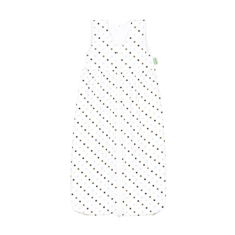 Odenwälder Jersey-Schlafsack Anni weiß-schoko 70