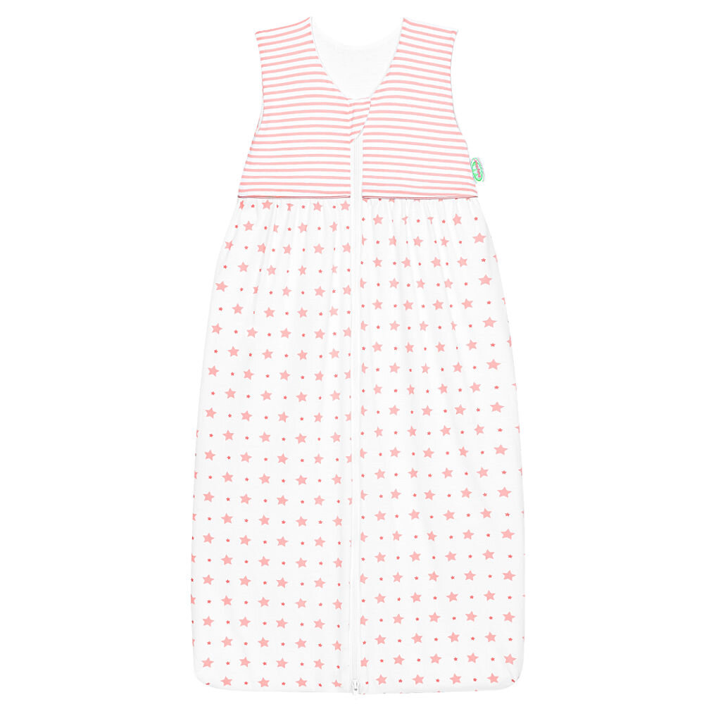 Odenwälder Jersey-Schlafsack Anni stars light coral 70