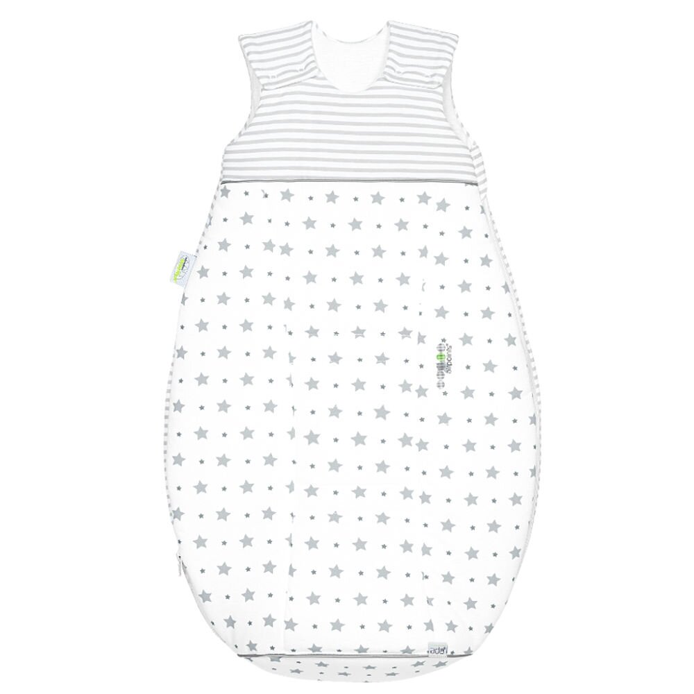 Odenwälder Jersey-Schlafsack Airpoints star light grey 70