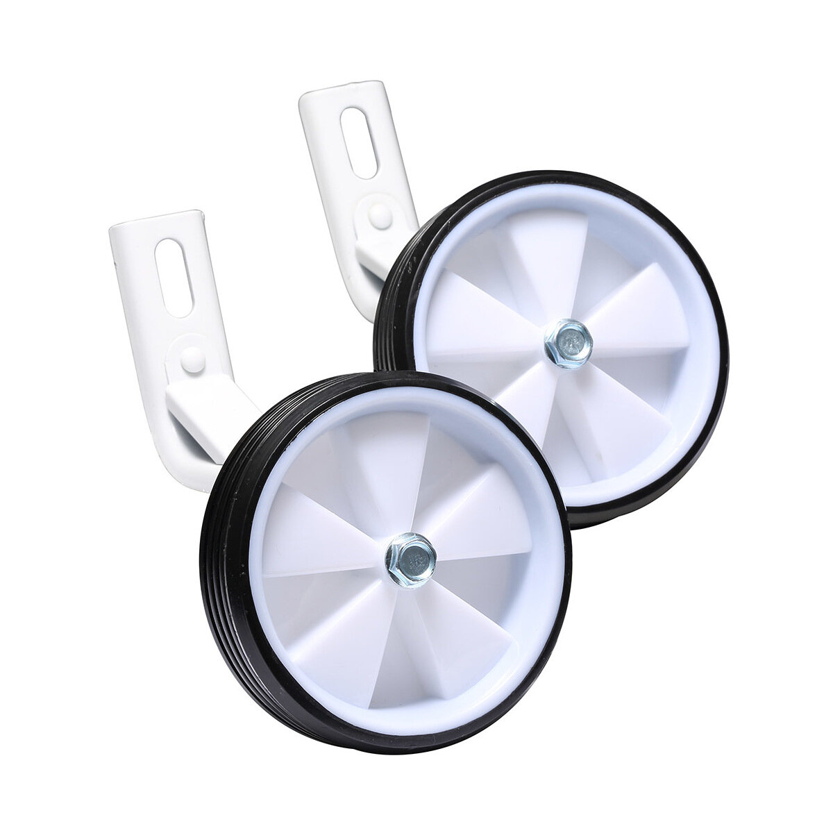 Bikestar Stützräder für Kinderfahrrad universell 12 Zoll - Weiss