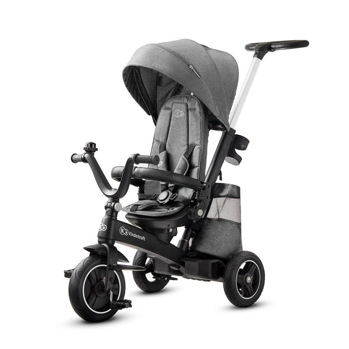 Kinderkraft Dreirad Easytwist Platinum Grey