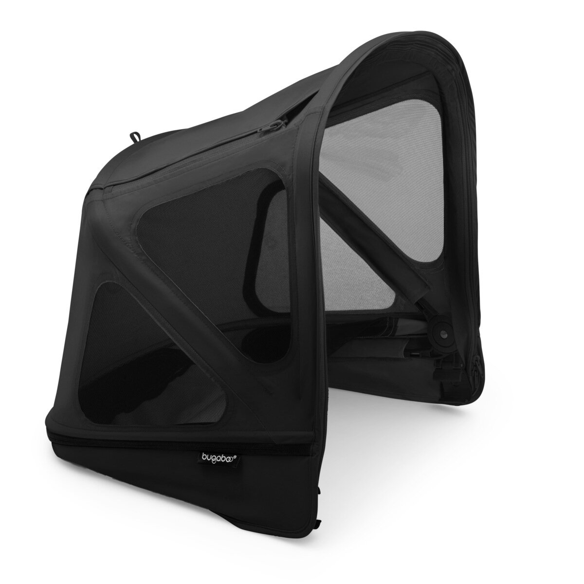 Bugaboo Donkey Sonnendach mit Lüftungsfenstern Mitternachtsschwarz