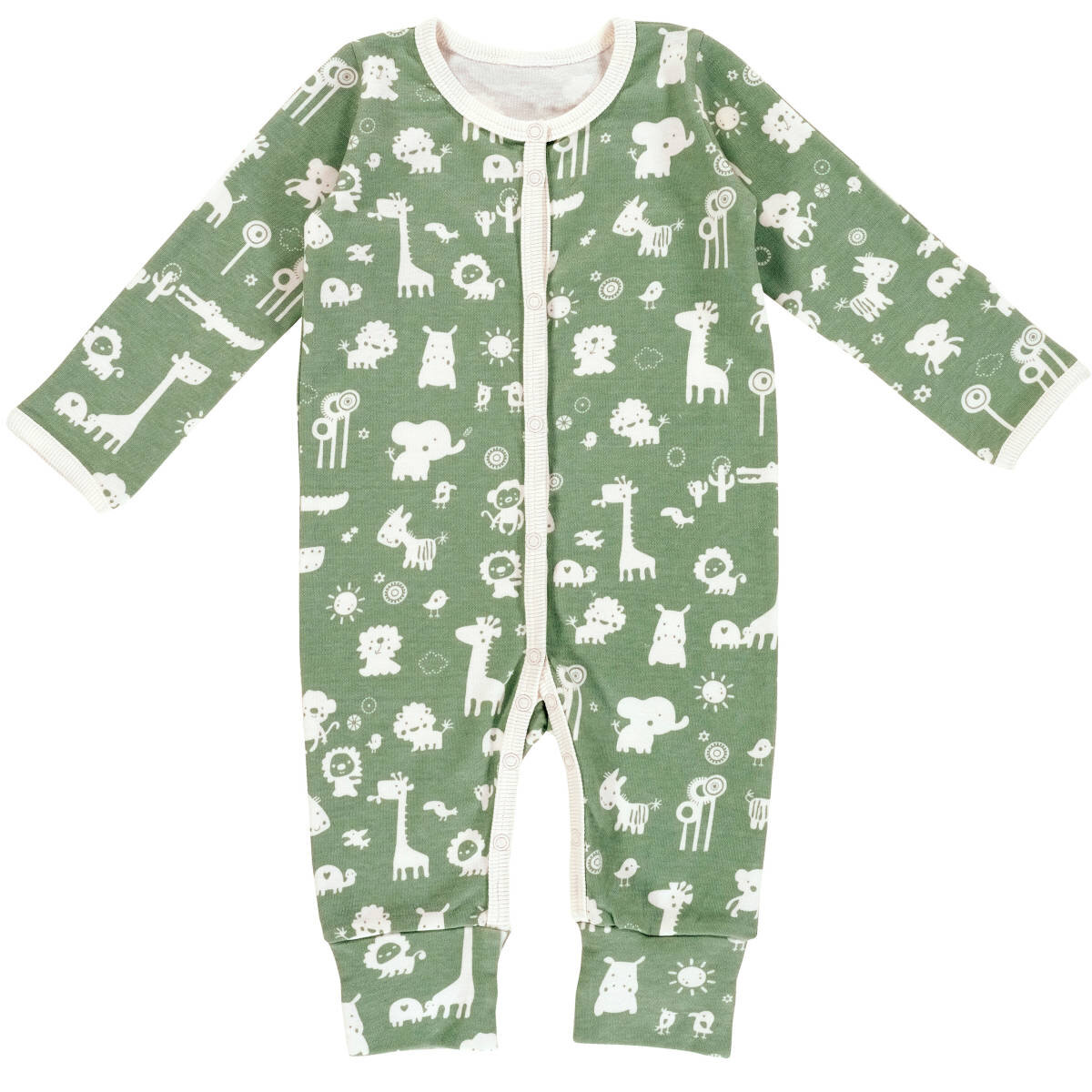 Alvi Pyjama GOTS Granite Animals 50