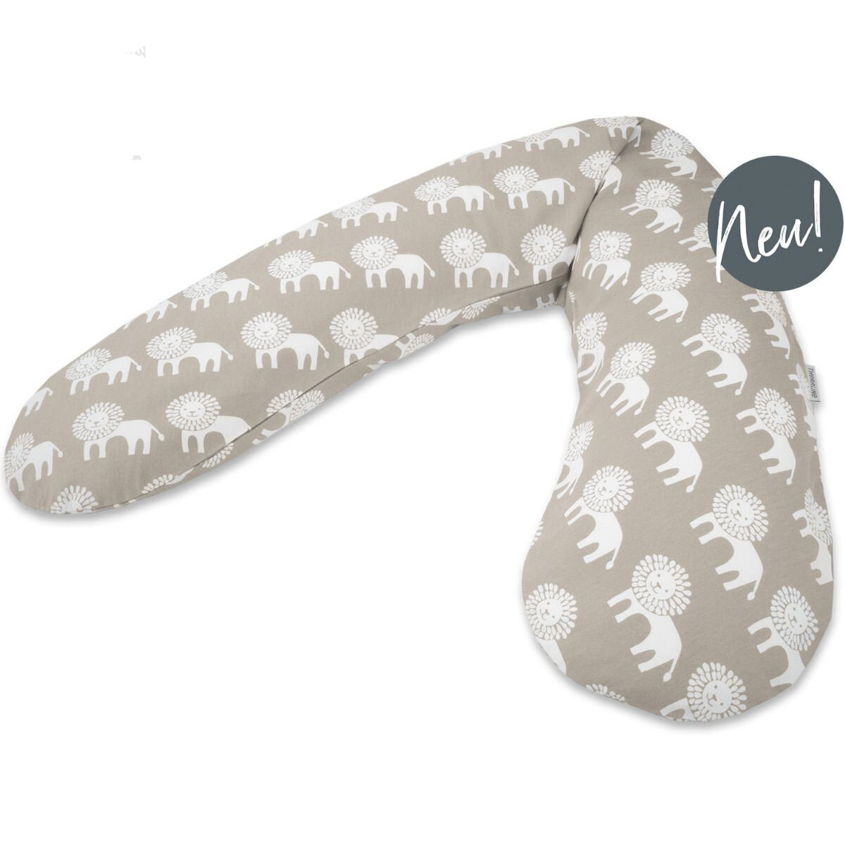 Theraline Das Original Stillkissen inkl. Bezug Wüstenkönig taupe