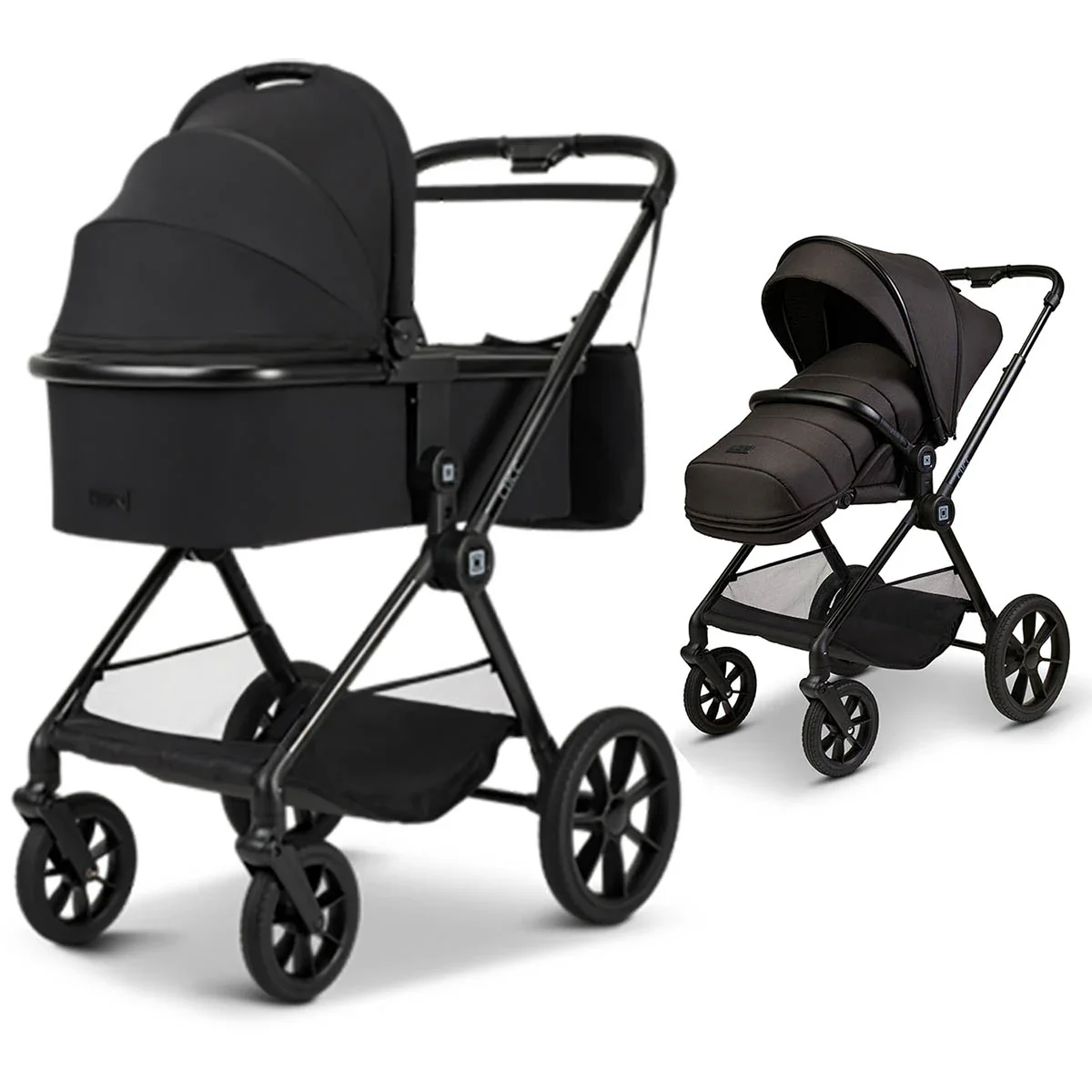 Moon Clicc Kinderwagen Set black/melange