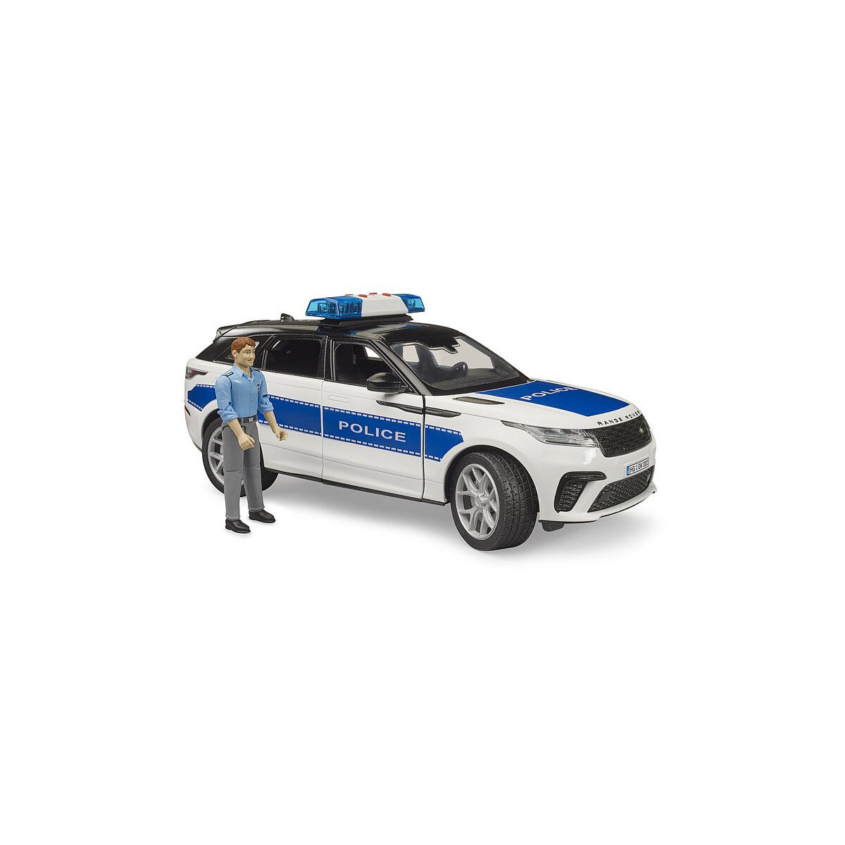 Bruder Range Rover Velar Polizeifahrzeug mit Polizist