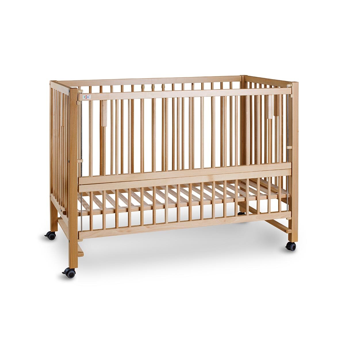 tiSsi Beistellbett/Kinderbett HAJO Buche 120x60 cm natur