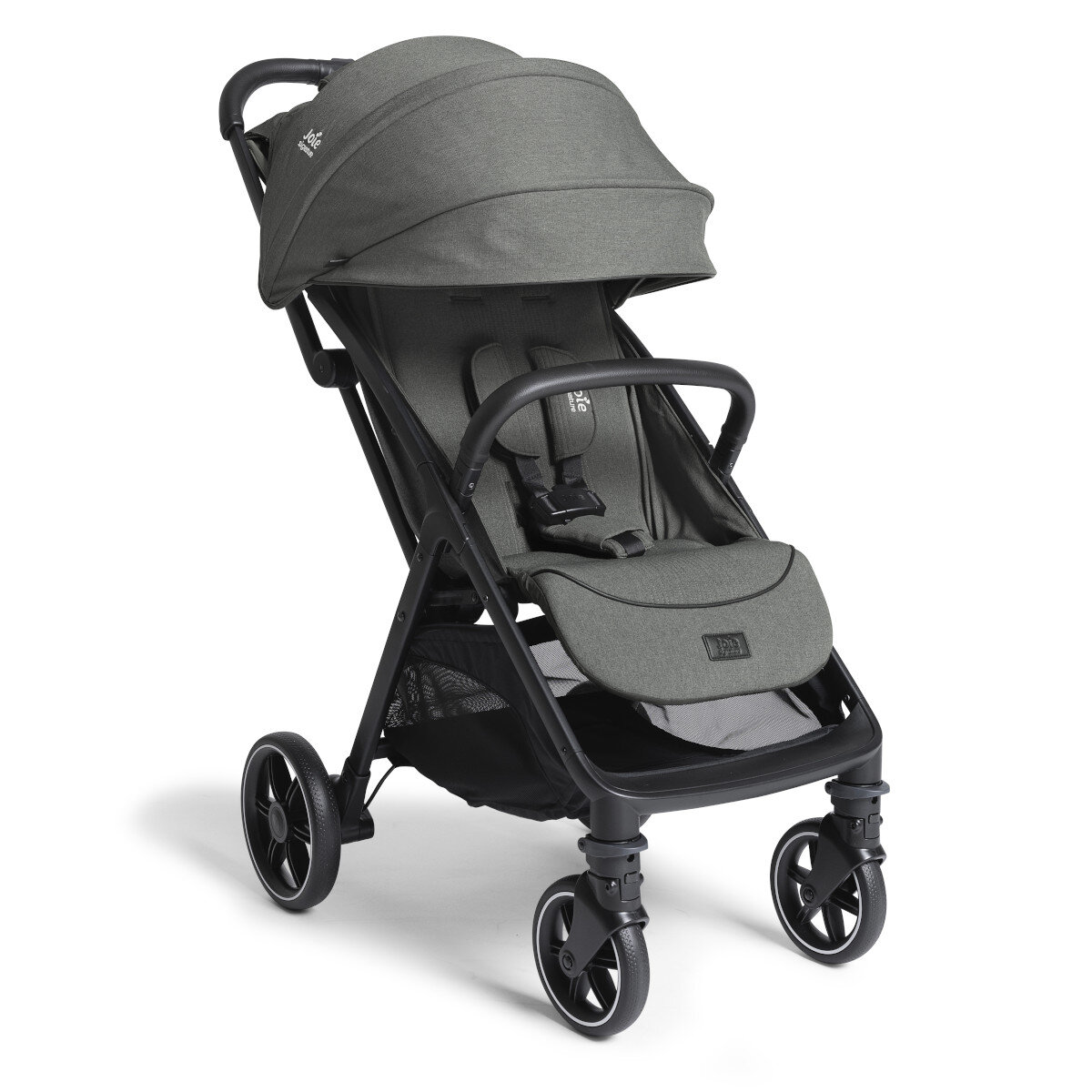 Joie Signature Parcel LX Kompakt-Buggy inkl. Adapter, Regenverdeck, Transporttasche - Evergreen