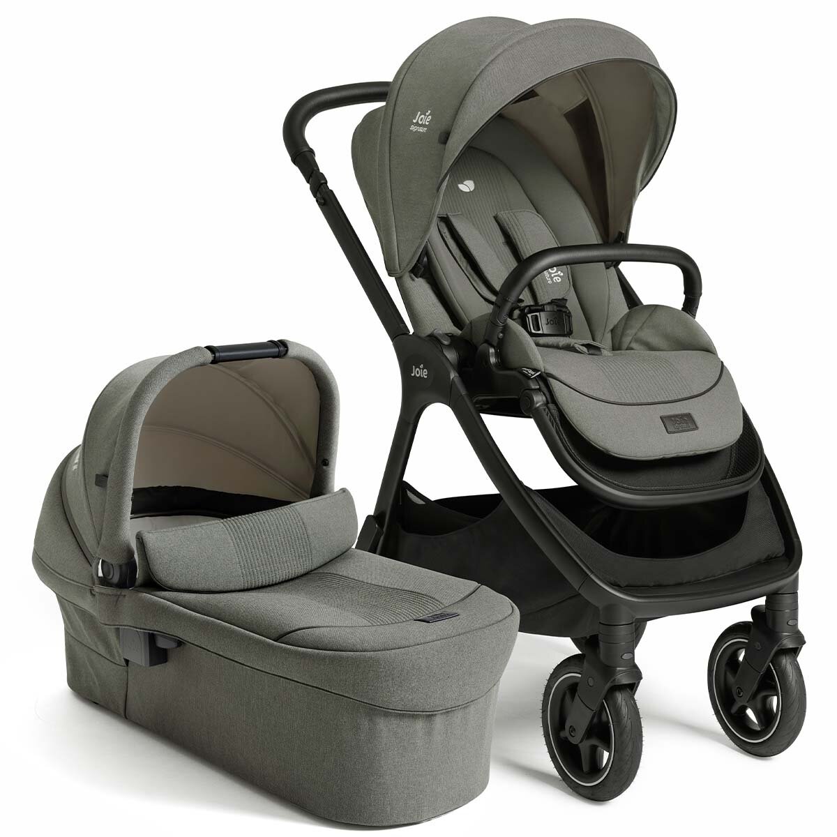 Joie Signature Kinderwagen Finiti mit Babywanne Ramble XL Evergreen