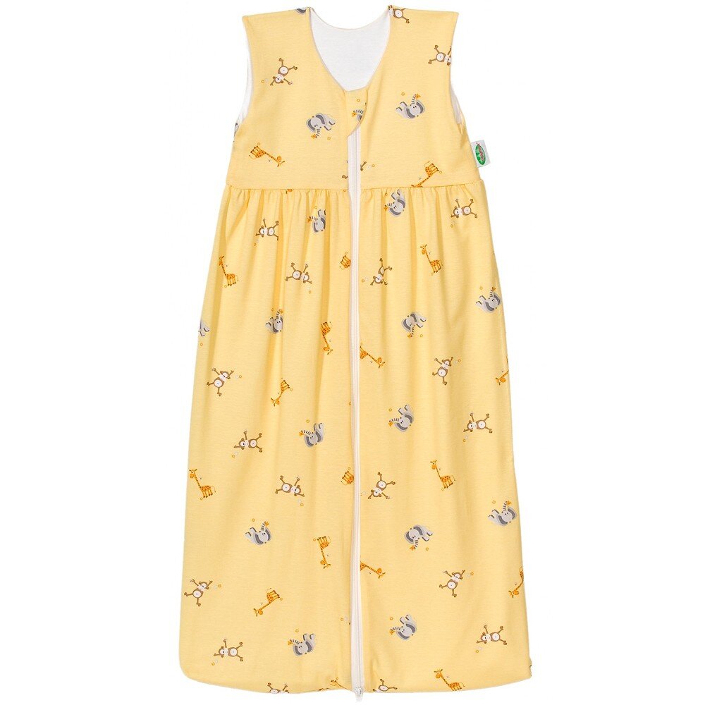 Odenwälder 1184-1894 Gr.70 cm Jersey Schlafsack Anni Tiere hellgelb