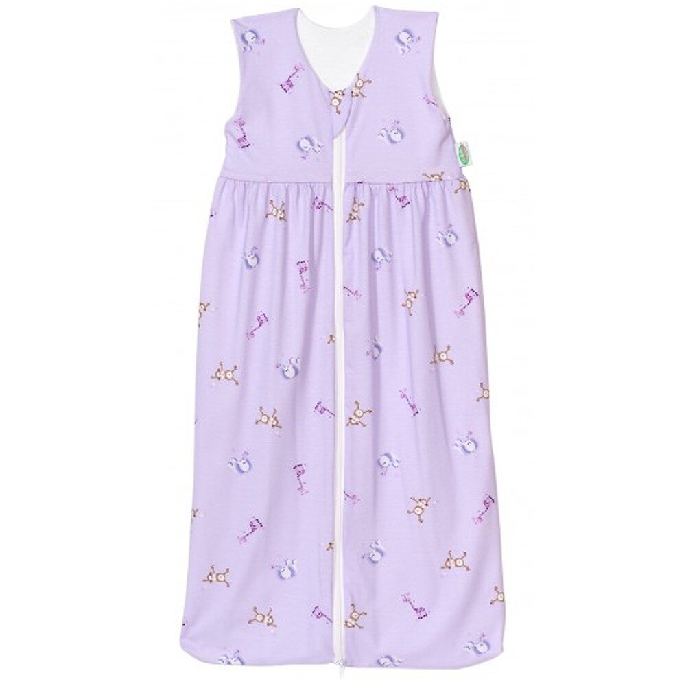 Odenwälder 1184-1897 Gr.70 cm Jersey- Schlafsack Anni Tiere viola