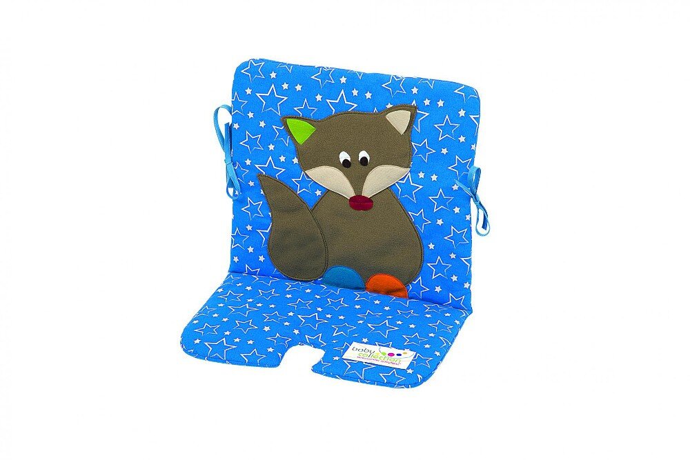 Odenwälder 22022-1187 Sitzeinlage Foxi für Hochstuhl/ Schaukel blue