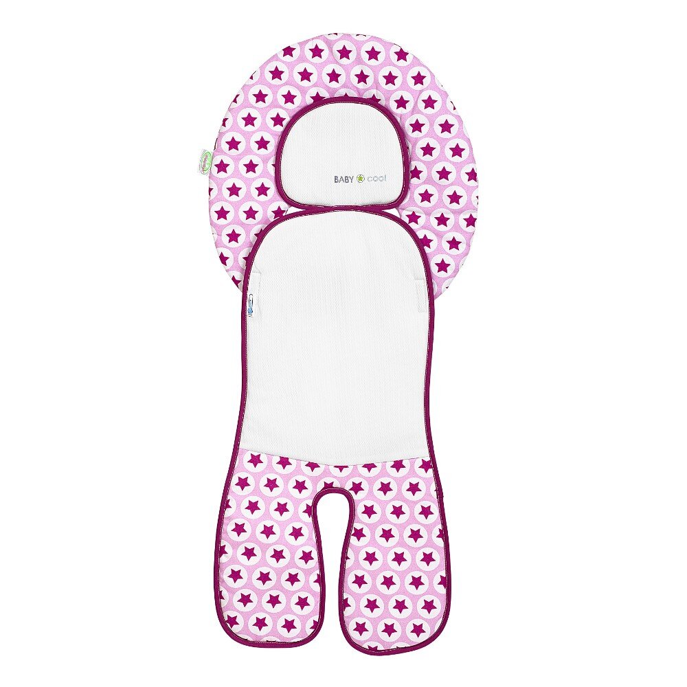 Odenwälder 10118-1268 Babycool Autositz-Auflage Hip-Hop pink