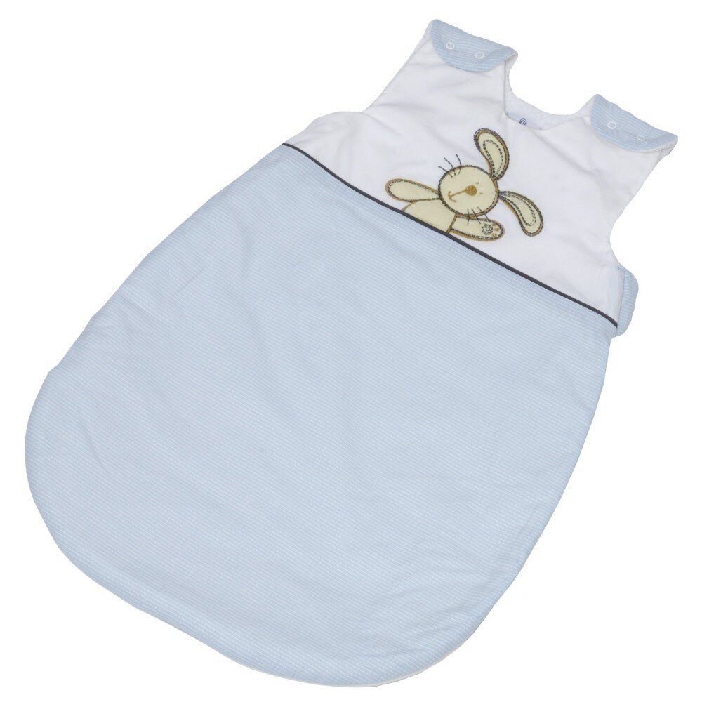 Be Be's Collection Sommer-Schlafsack mit Frottee 70 cm Hasi blau 488-53