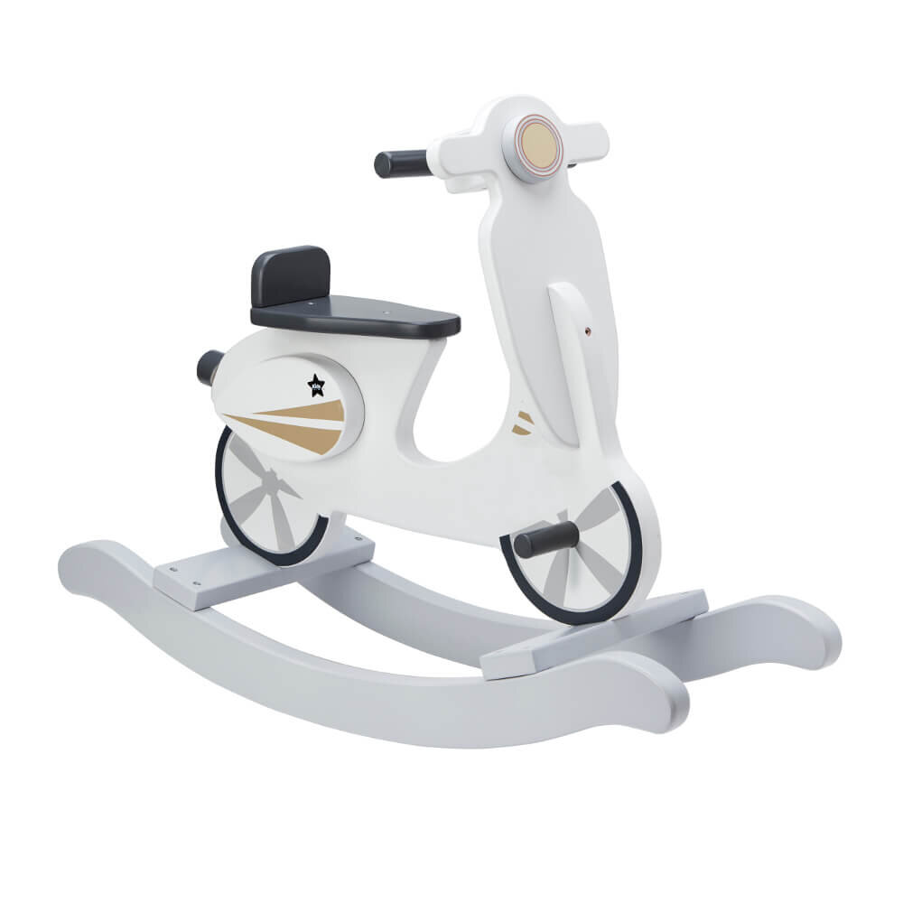 Kids Concept Schaukel-Scooter grau/weiß