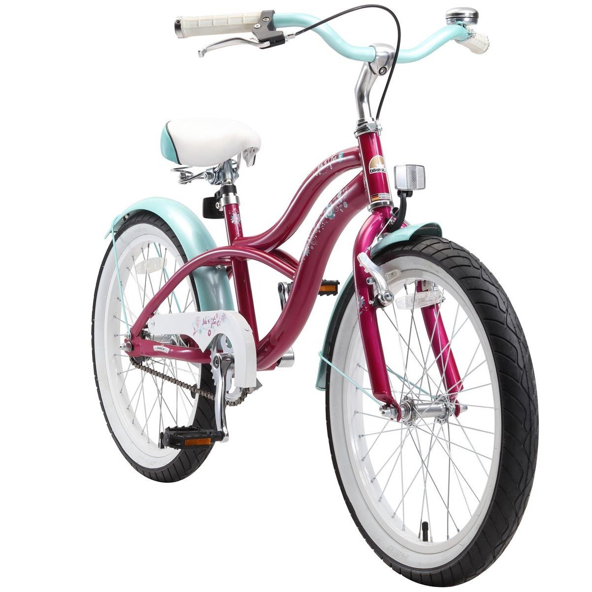 Bikestar Cruiser Kinderfahrrad 20 Zoll - Lila