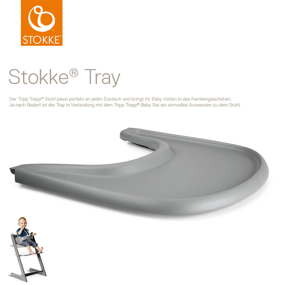 Stokke Tablett für Hochstuhl Tripp Trapp® storm grey