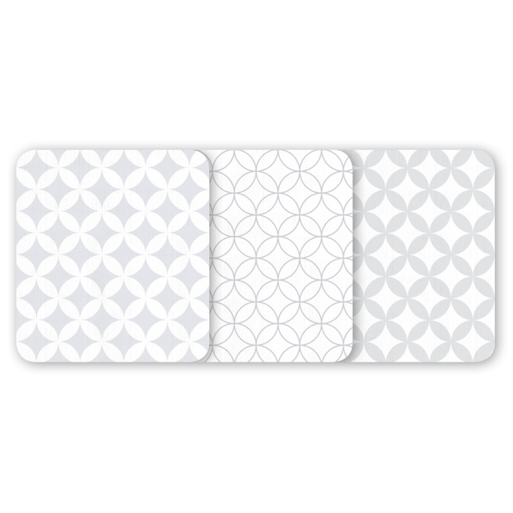 Odenwälder 10086 Windeln Ornamento 3erP. Box silber