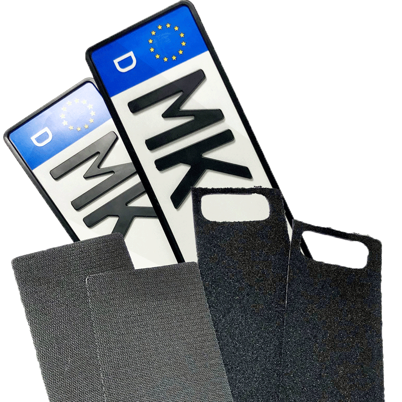 Spar-Set 3D E-Kennzeichen Kurz MATT