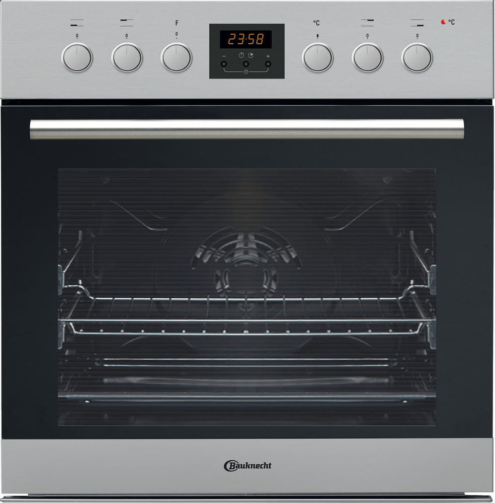 Bauknecht elektrischer Einbauherd: Farbe Edelstahl, Hydrolyse - HVR2 KH5V2 IN