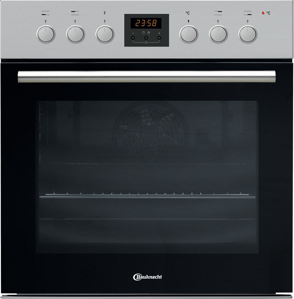 Bauknecht elektrischer Einbauherd: Farbe Edelstahl, Hydrolyse - HVP2 KH5V IN
