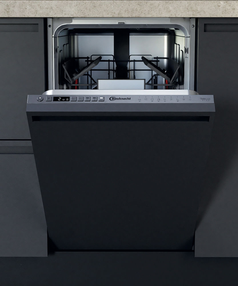 Bauknecht vollintegrierter Geschirrspüler: 45 cm Kompaktgerät - BSIO 3T223 PE X