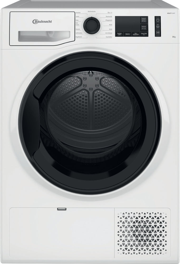 Bauknecht Wärmepumpentrockner: freistehend, 8,0 kg - T Class M11 82 N