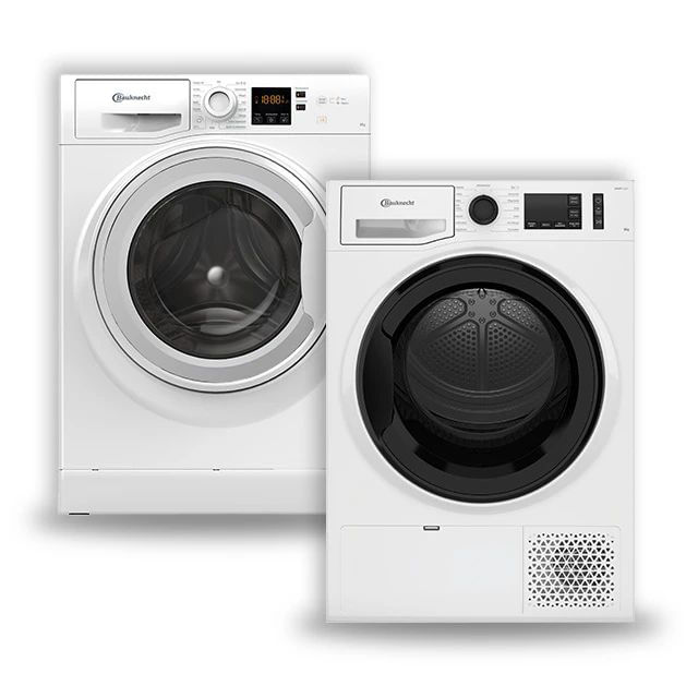 Bauknecht Wäsche Duo : Waschmaschine - WM Sense 824 PS und Wärmepumpentrockner - T Class M11 82 N