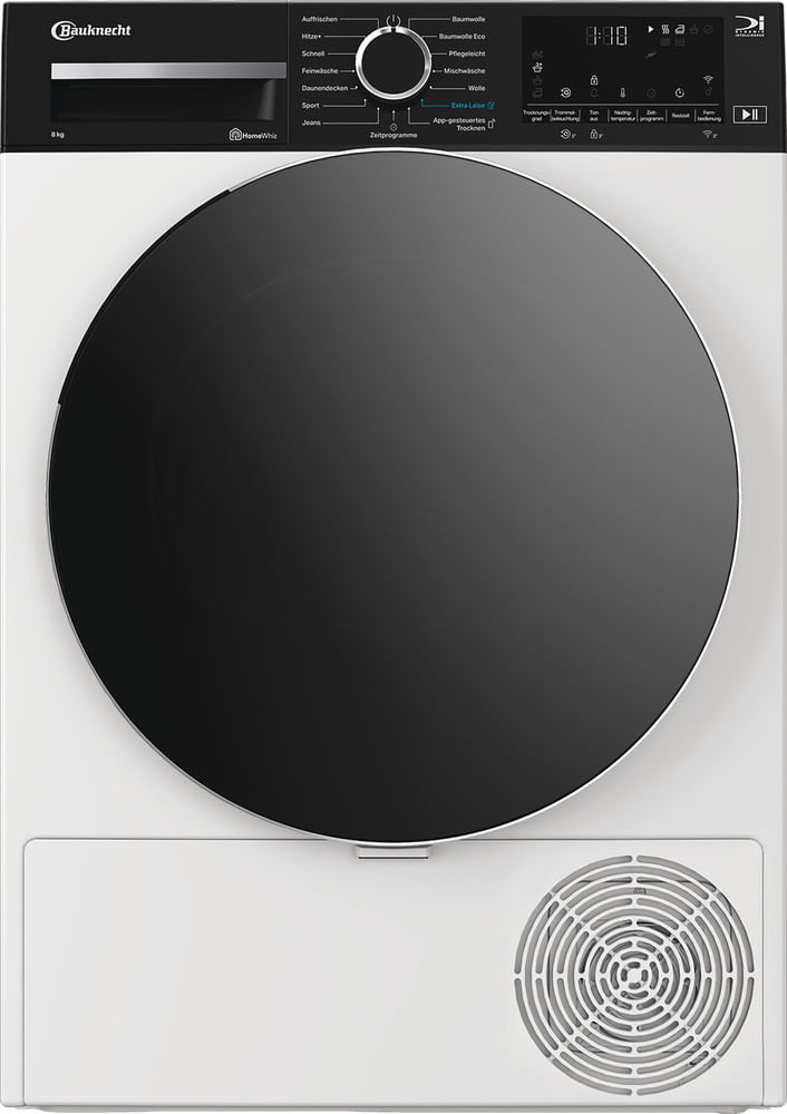 Bauknecht Wärmepumpentrockner: freistehend, 8,0 kg - BTSW 86B WB