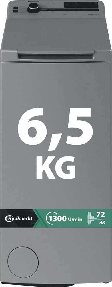 Bauknecht Toplader-Waschmaschine: 6,5 kg - WMT Silver 6513 D4