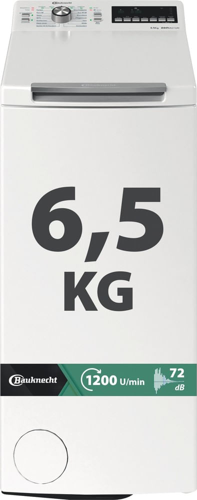 Bauknecht Toplader-Waschmaschine: 6,5 kg - WMT Eco Smart 6513 Z C