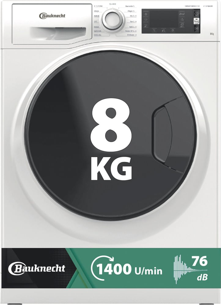 Bauknecht Frontlader-Waschmaschine: 8,0 kg - WM Sense 824 PS