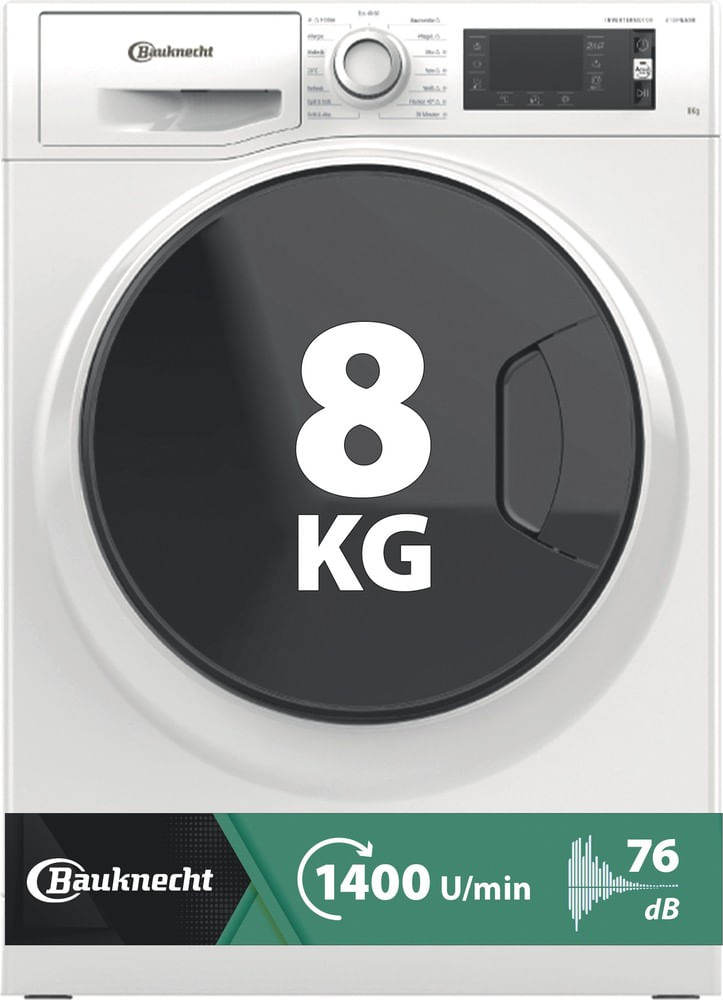 Bauknecht Frontlader-Waschmaschine: 8,0 kg - WM Elite 8AA