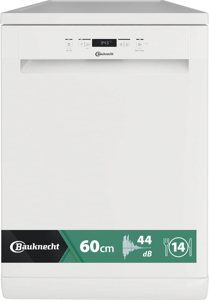 Bauknecht Geschirrspüler: 60 cm, Farbe Weiss - B2F HD624 A