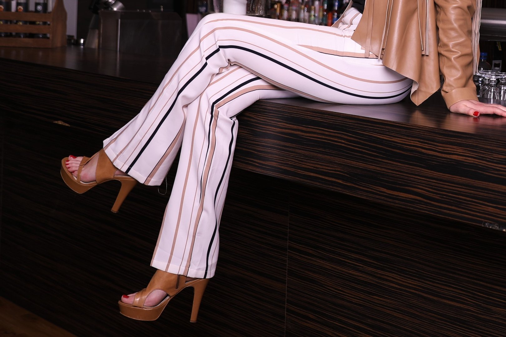 Summer Pants With Stripes