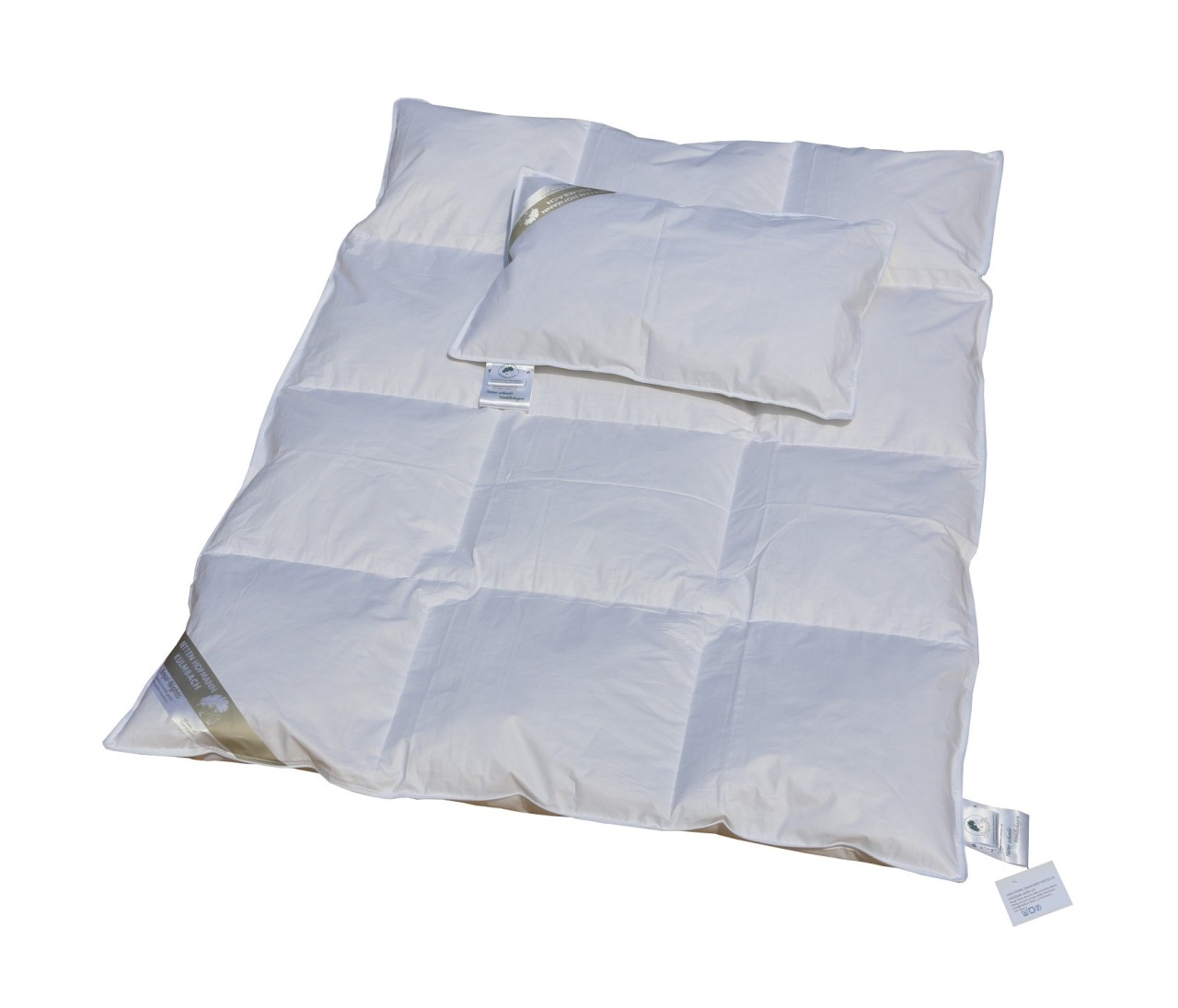 Hofmann Set Sibiria exclusiv Kinder Daunendecke Daunenbett 2tlg sibirische Wi...