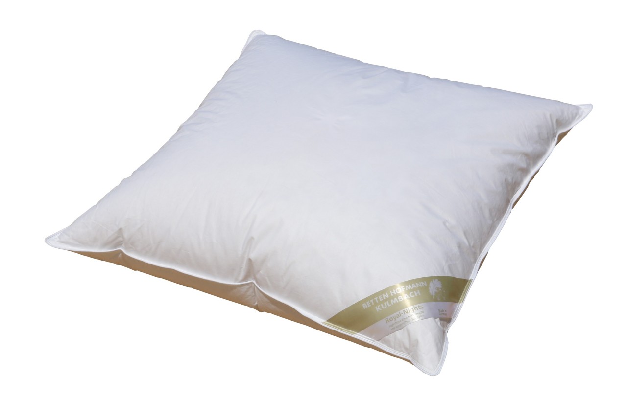 Betten Hofmann Canada Feder Daunen Kissen Kopfkissen 80x80 cm 950g 15% Daunen...