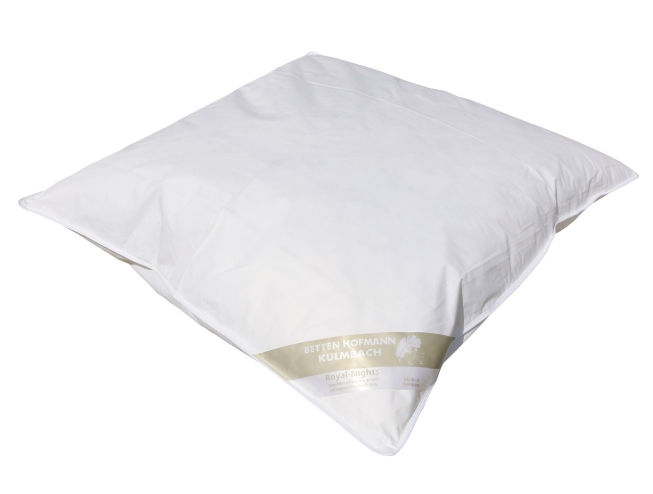 Betten Hofmann Canada Flachkissen 80x80 flaches Kinderkissen 450 g 30% Daunen
