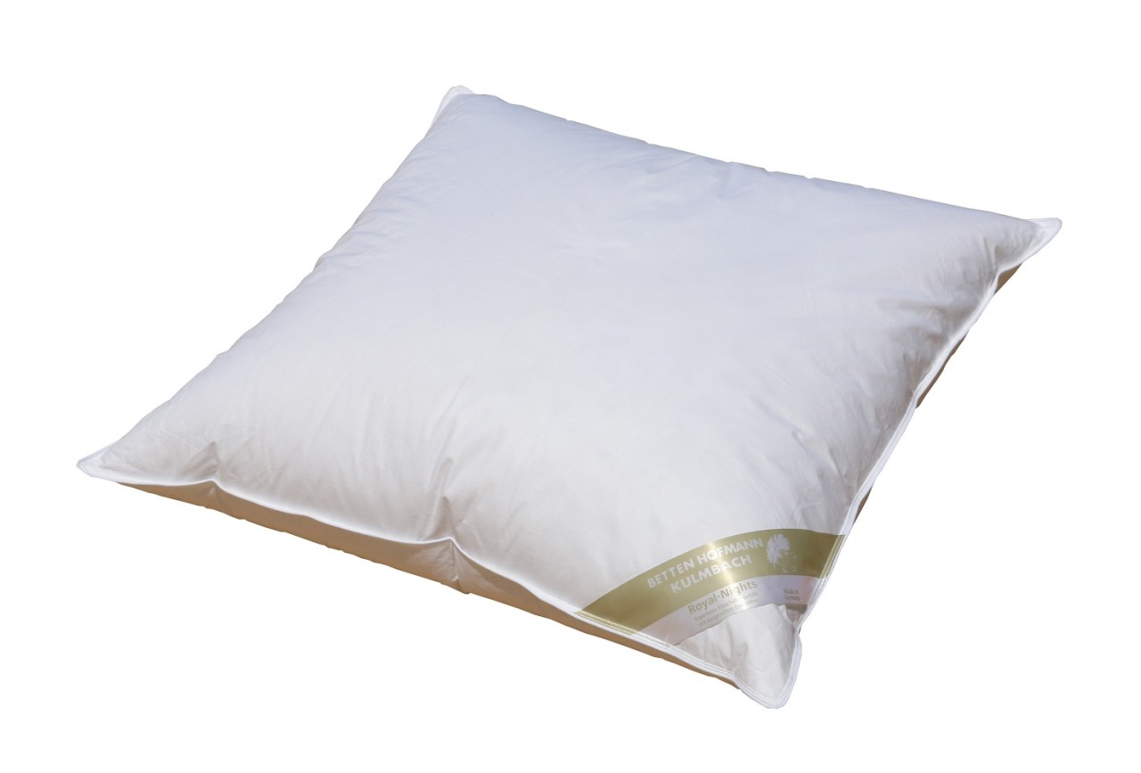 Betten Hofmann Canada Kopfkissen Federkissen Polster 80x80 extra prall 30% Da...