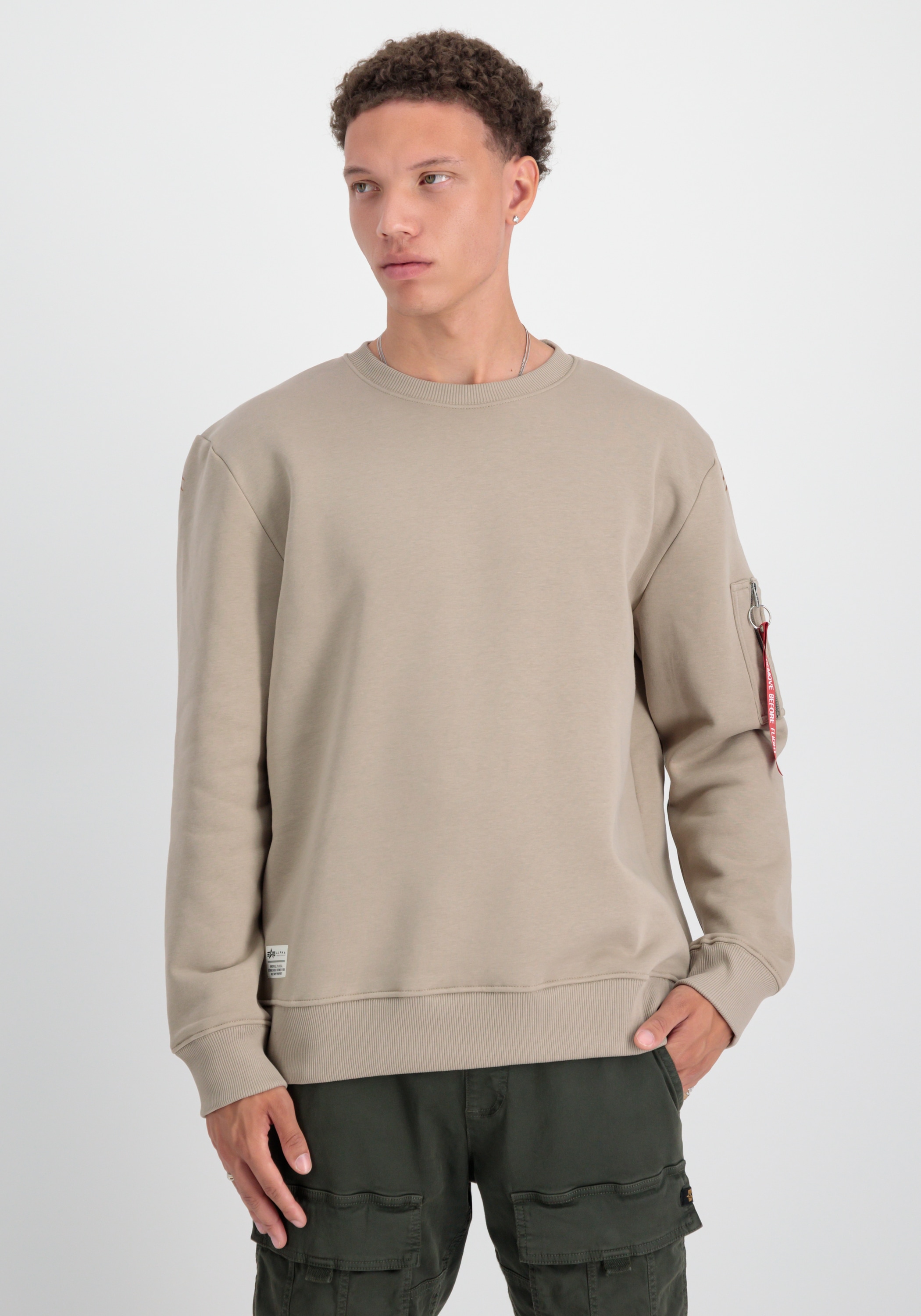 Alpha Industries Sweater 'ALPHA INDUSTRIES Men - Sweatshirts Dragon EMB Sweater'