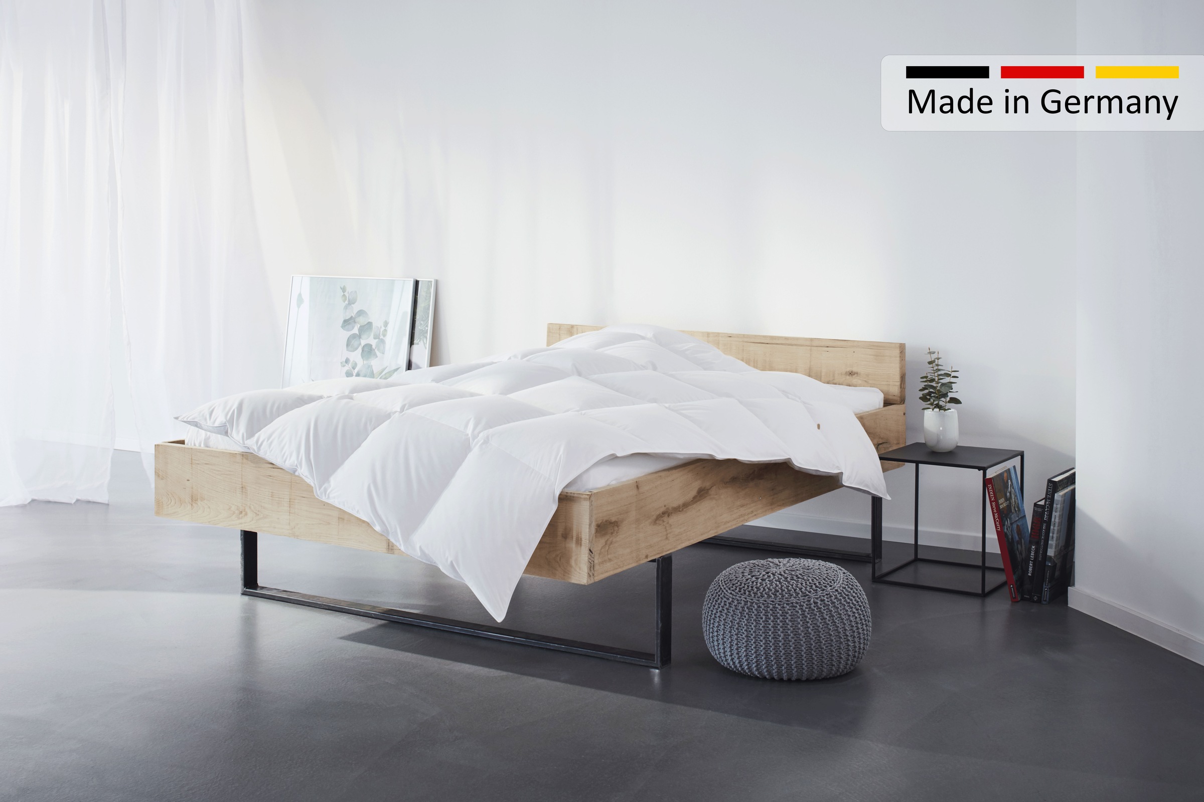 my home Daunenbettdecke 'Kyam, NEUHEIT Bettdecke für Sommer oder Winter' extrawarm Füllung 90Daunen10Federn 1 Stk. tlg. Bettdecke 135x200, 155x220 cm und weiteren Größen erhältlich