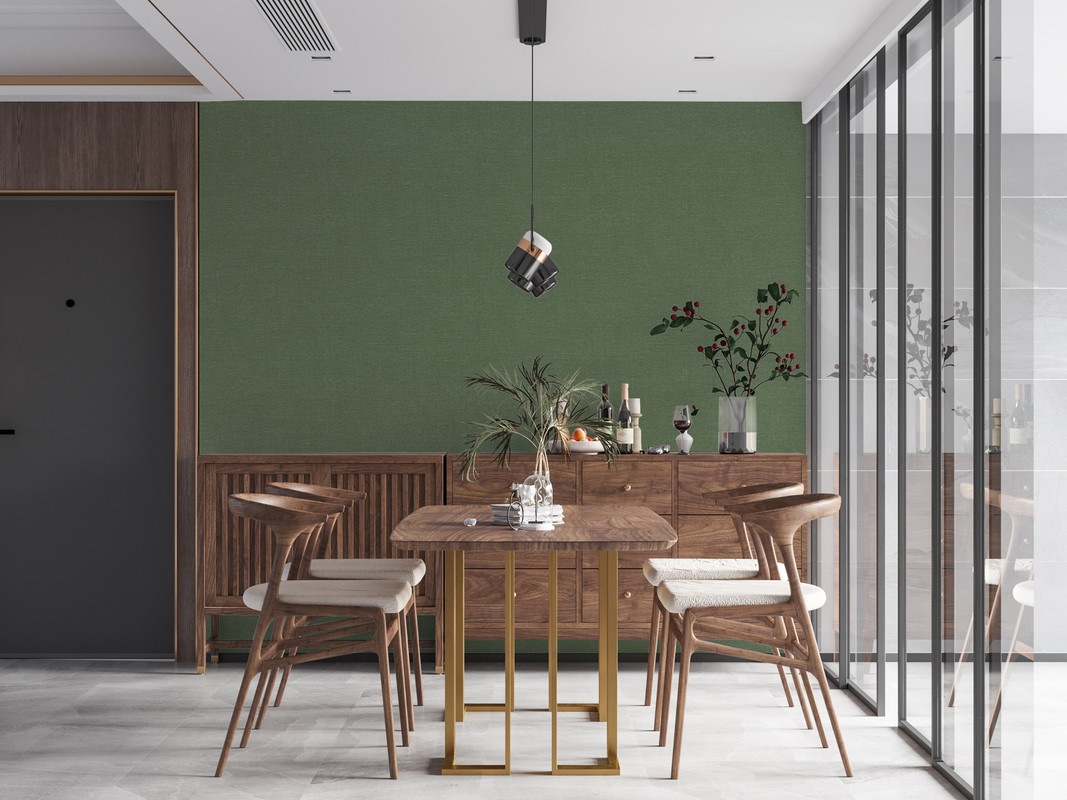 living walls Vliestapete 'Stories of Life Struktur-Tapete Grün moderne Vliestapete' Strukturmuster einfarbig uni leicht strukturiert Hochwertige Design Tapetenrolle für Wohnzimmer Tapeten Wohnzimmer Flur
