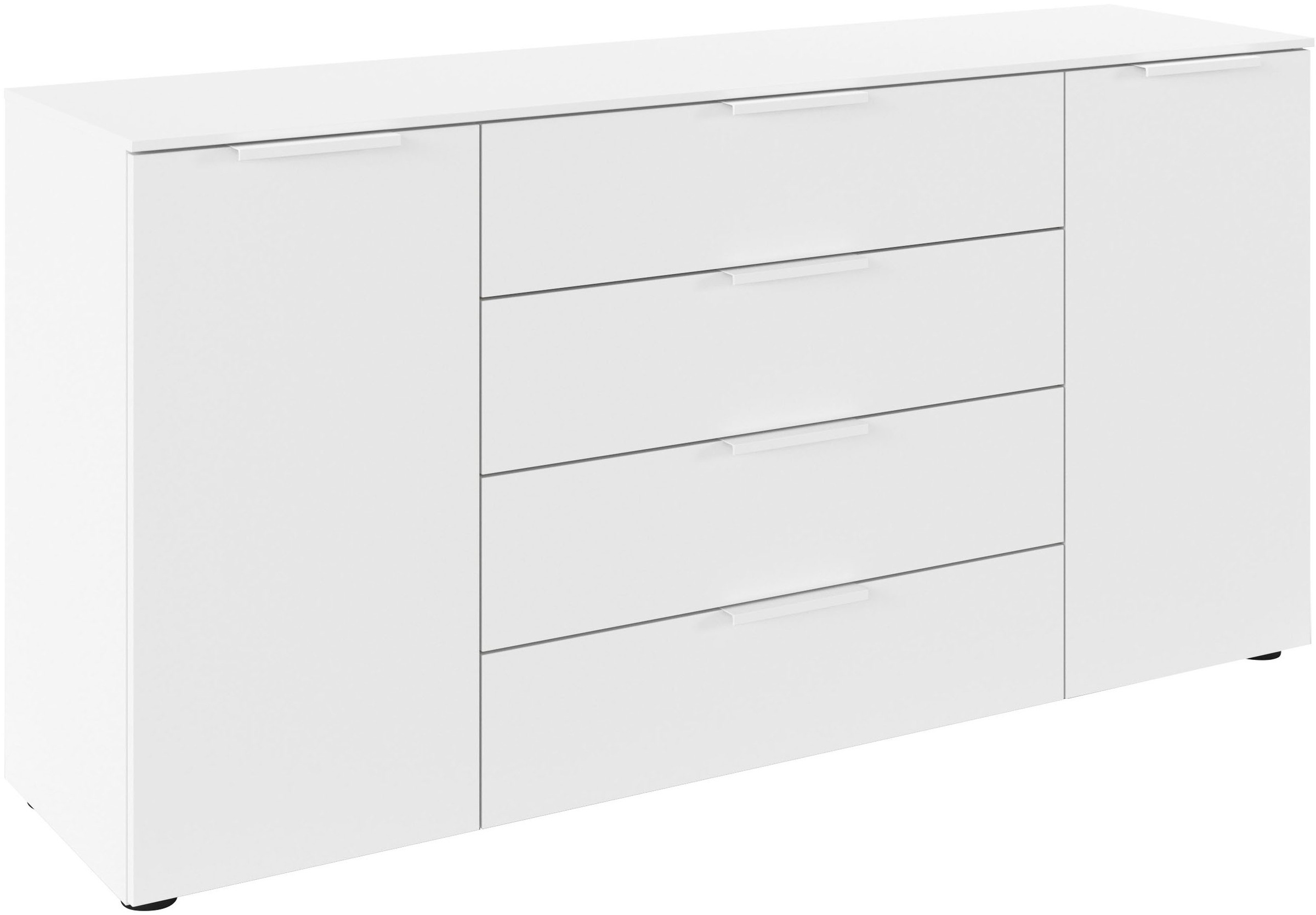 LeGer Home by Lena Gercke Kommode 'Kommode Sideboard Schubladenkommode SERINA eleganter Eyecatcher' inkl. SOFT-CLOSE-FUNKTION, mit 4 Schubkästen und 2 Türen sowie Metallgriffen MADE IN GERMANY