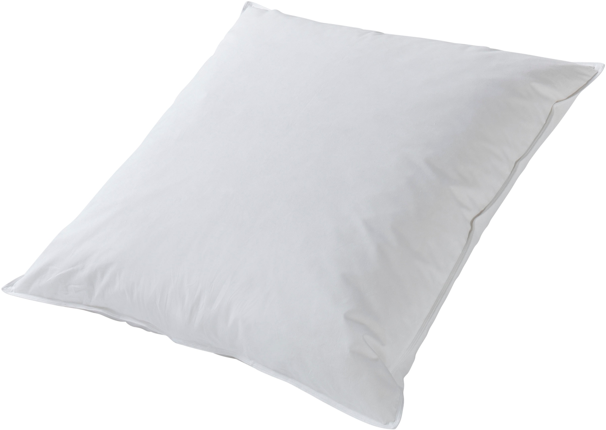 OTTO home 3-Kammer-Kopfkissen 'Kyam, NEUHEIT Kissen hergestellt in Deutschland' Füllung: Innenkissen 100% Federn, Außenkissen 90% Daunen Bezug: Baumwolle 1 Stk. tlg. Kopfkissen 40x80 cm, 80x80 cm, DOWNPASS zertifiziert, NOMITE