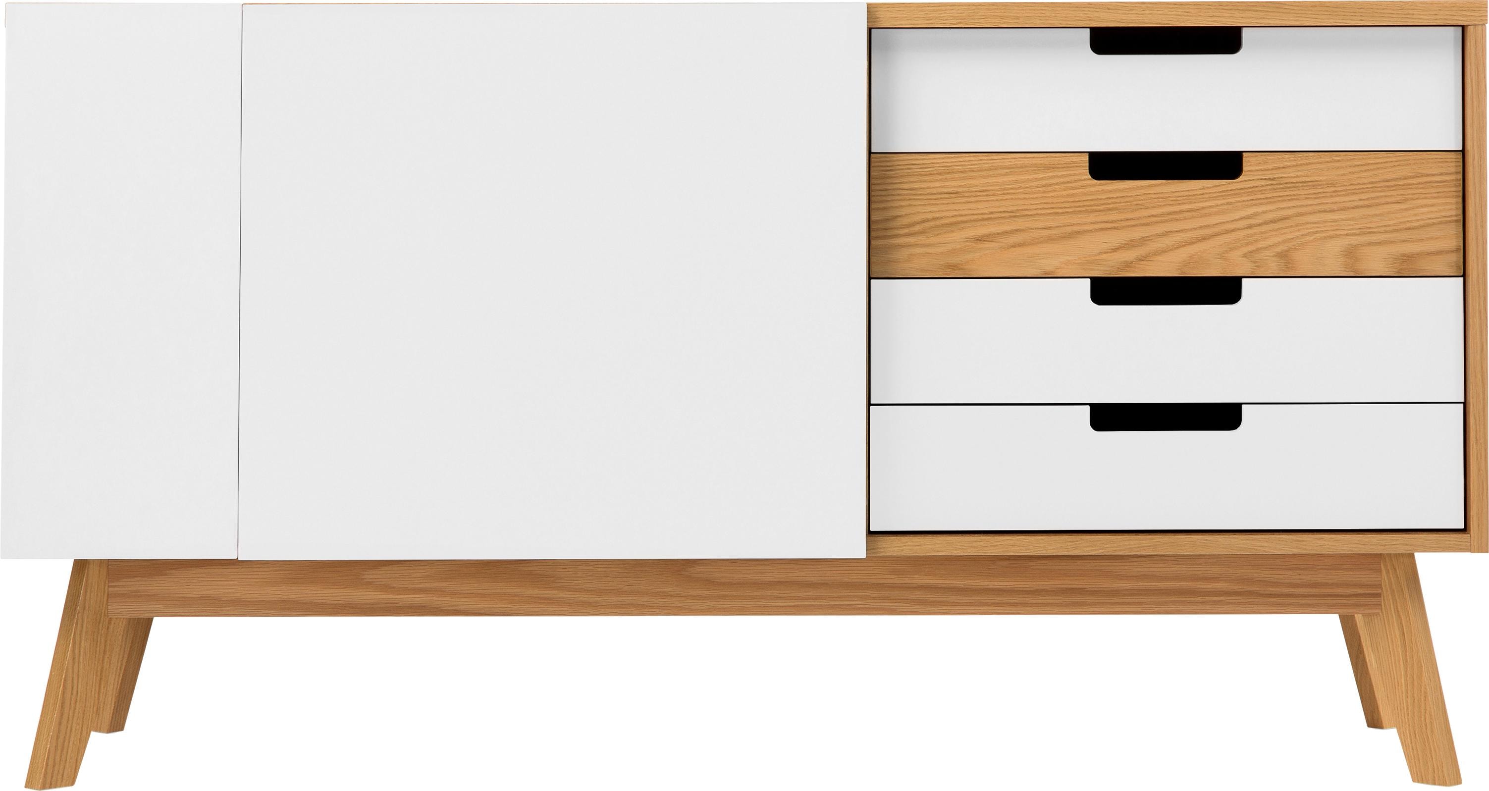 Woodman Sideboard 'Estera', Sideboard, Breite 135 cm, im angesagten skandinavischen Look