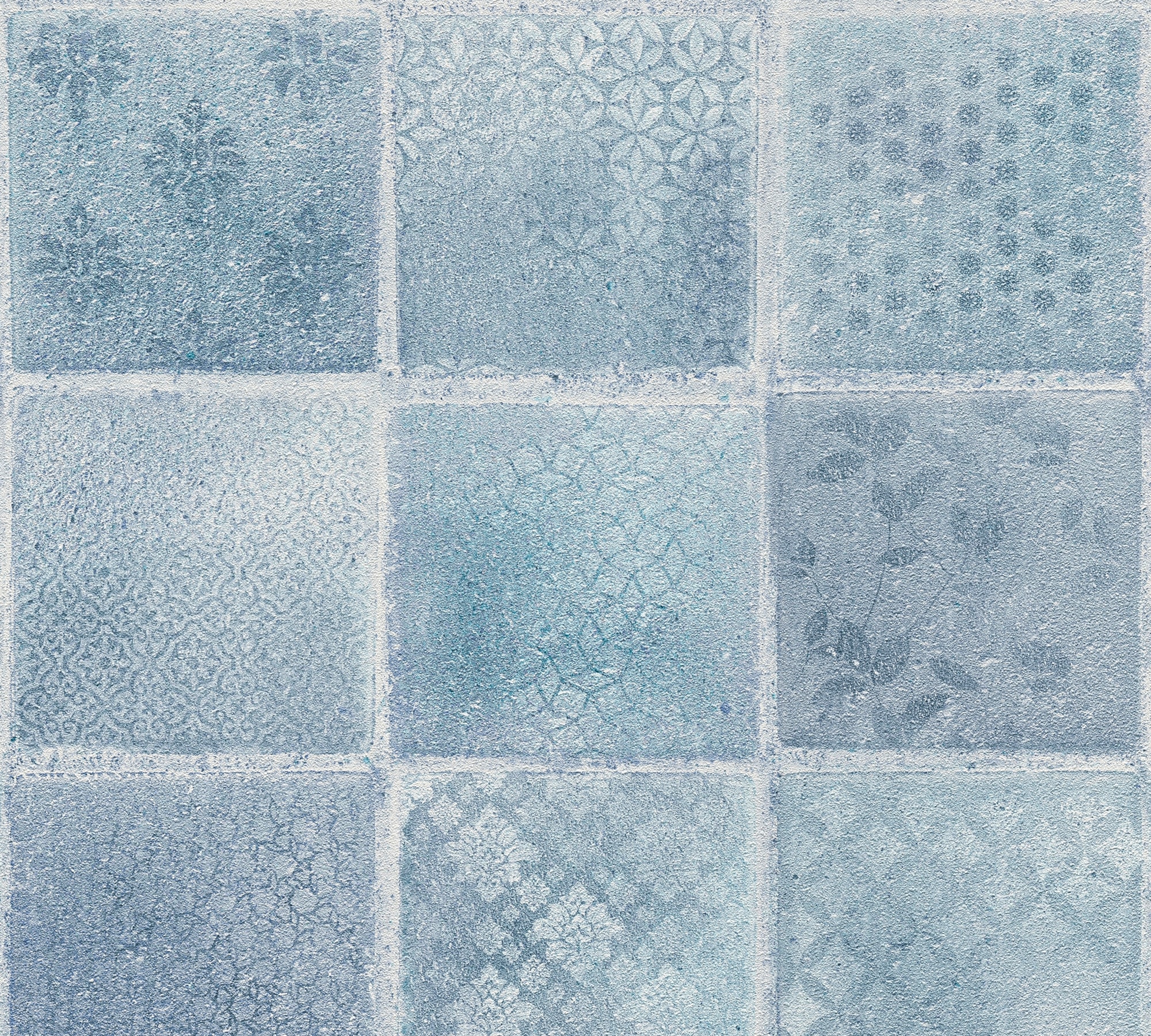 A.S. Création Vliestapete 'Neue Bude 2.0 Tropical Concret in Fliesen Optik' Motiv abstrakt gemustert leicht strukturiert Tapete Fliesen Tapeten Wohnzimmer Schlafzimmer Küche Flur Design Optik