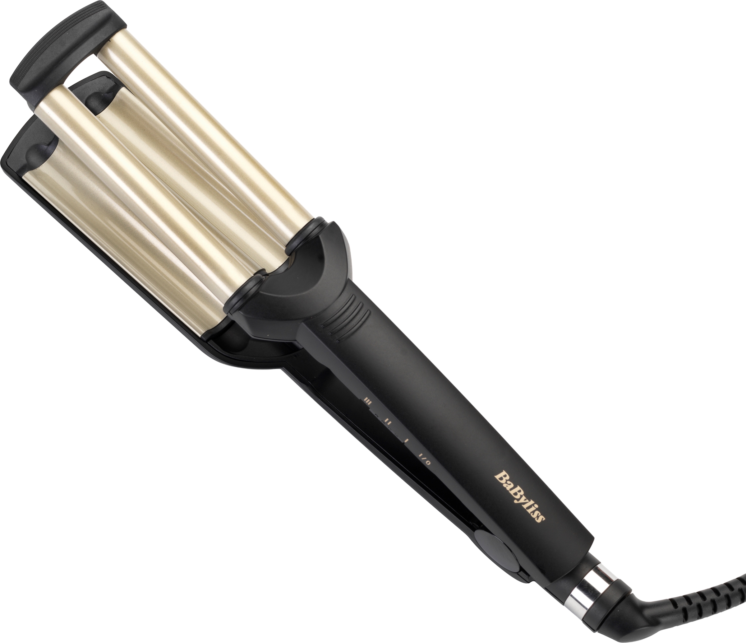 BaByliss Welleneisen 'BaByliss Easy Waves Welleneisen mit Titan-Keramik, Lockenstab, C260E' Titanium-Keramik-Beschichtung Styler für Beachwaves und Wellen, 3 Temperaturstufen bis 200 C