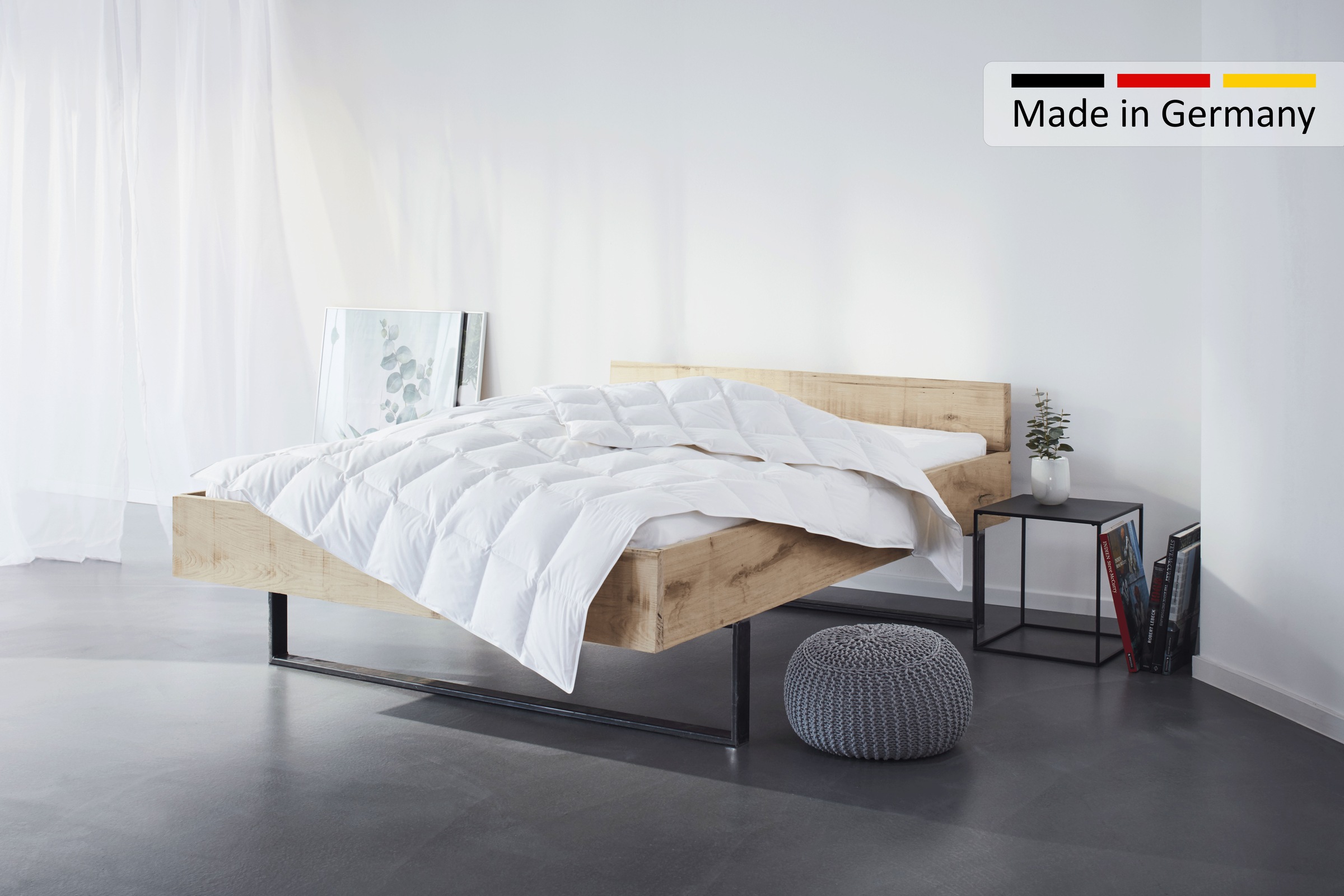 OTTO home Daunenbettdecke 'Kyam, NEUHEIT Bettdecke für Sommer oder Winter' extraleicht Füllung 90Daunen10Federn 1 Stk. tlg. Bettdecke 135x200, 155x220 cm und weiteren Größen erhältlich