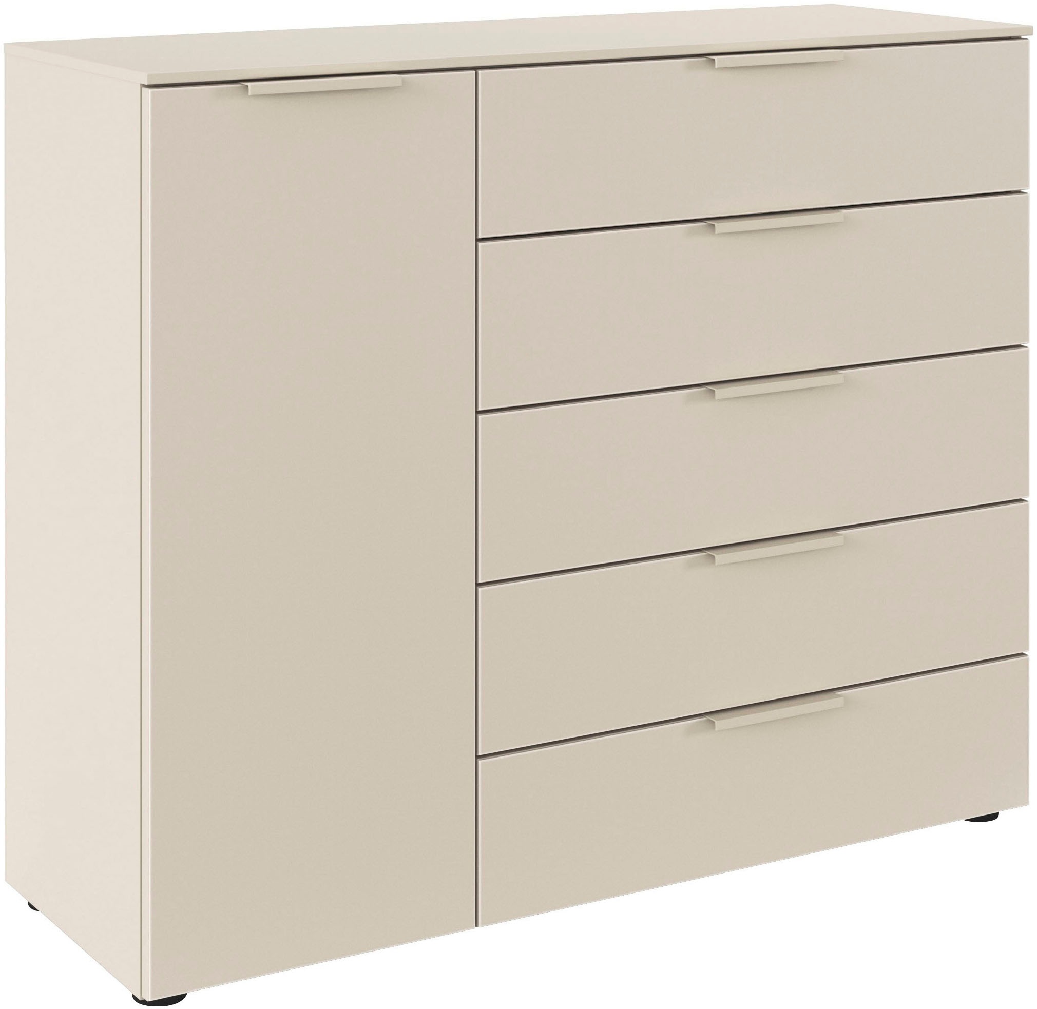 LeGer Home by Lena Gercke Kommode 'Kommode Sideboard Schubladen Türenkommode SERINA eleganter Eyecatcher' inkl. SOFT-CLOSE-FUNKTION, mit 5 Schubkästen und 1 Tür sowie Metallgriffen MADE IN GERMANY